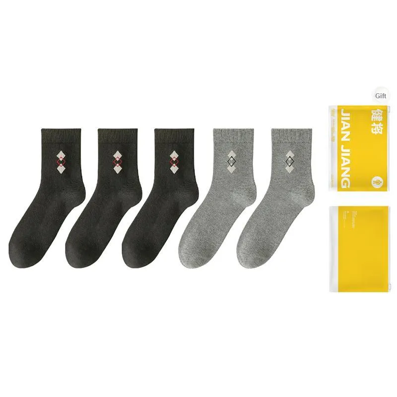Master Mid Calf Socks Men's Shopping Bag Combo Set-15