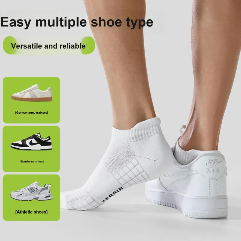 ZEROIN Ankle Socks Unisex Shopping Bag 5 Pack-54