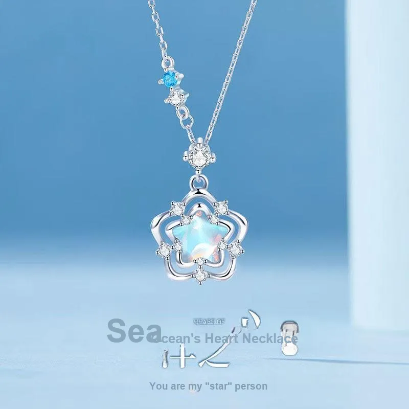 MOVER S925 Silver Necklaces Women's-2