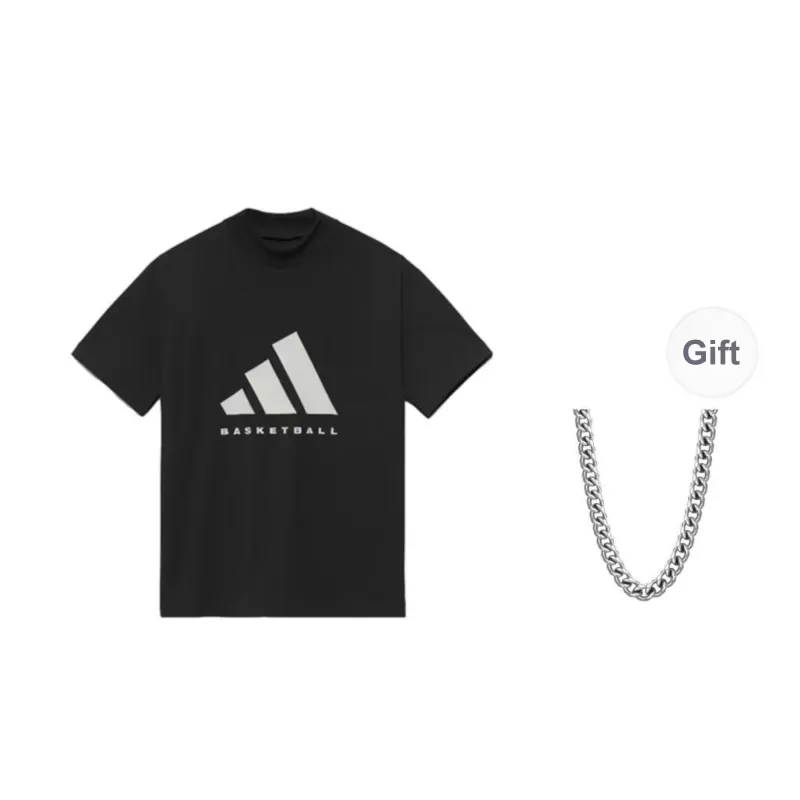 Adidas Chapter 03 T Shirt Unisex Black+Necklace-0