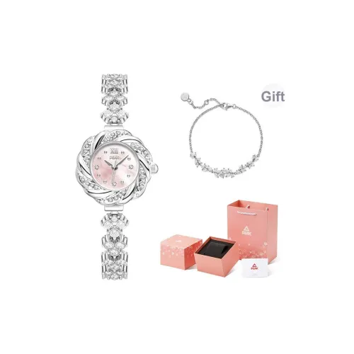 PEAK Кварцевый механизм нержавеющая сталь ремешок женские часы жемчужная раковина цвет циферблат часов