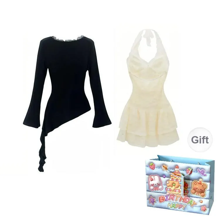 BRASS SCOUT Two Piece Skirt Sets Women's-1