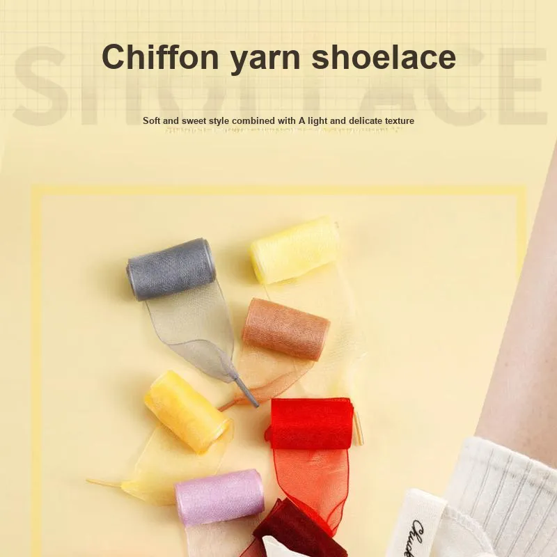 AAJF Chiffon Gauze Shoelaces Unisex-6