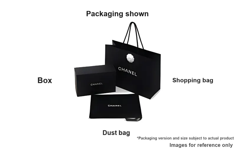 CHANEL WOC Leather Shoulder Bag, Crossbody Bag, Handbag Women's Black-3