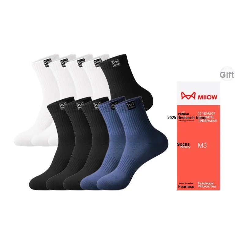 MIIOW Trend Party series Носки Crew Мужские Коробка 10 пар