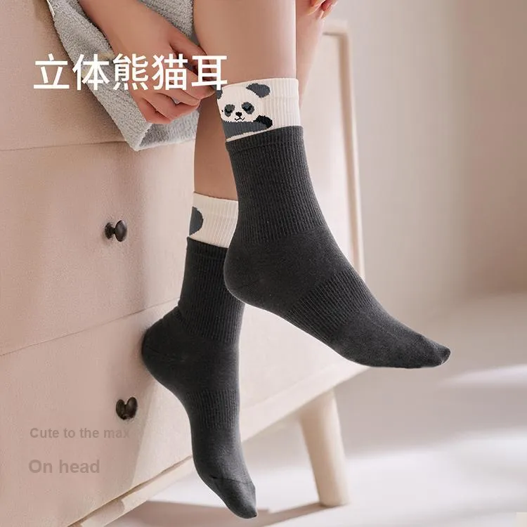 JINGYUN Women's Mid Calf Socks-7
