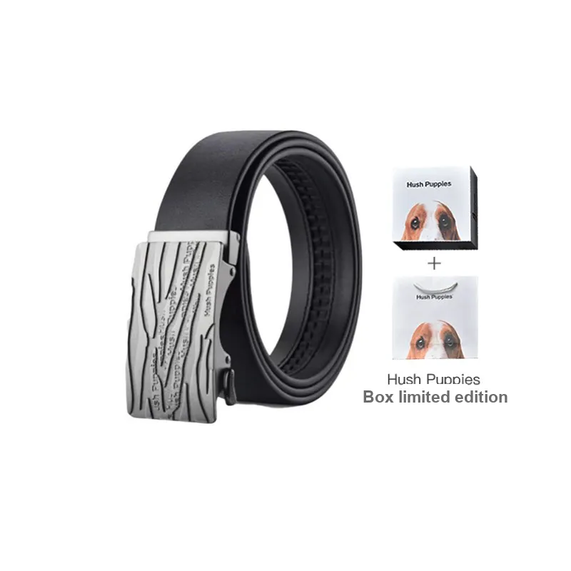 Hush Puppies Cow Leather Leather Belts Men's Width  3.5cm-1