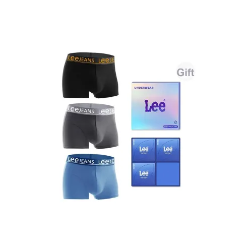 Lee совместный бренд модель Classic 101 Трусы Мужские Коробка 3 упаковки