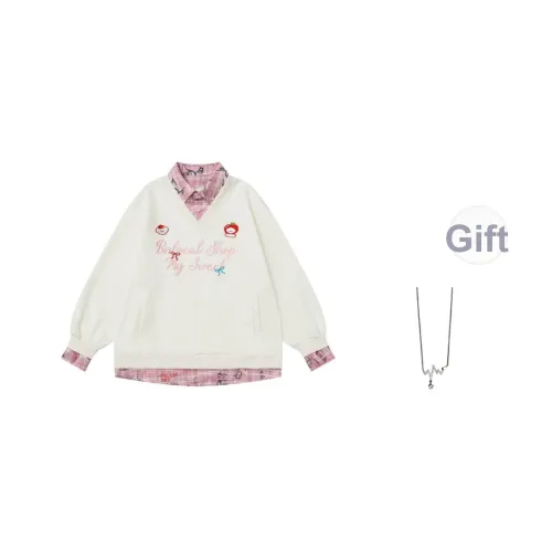 SONDR Белый В комплекте с ожерельем Женские свитшоты