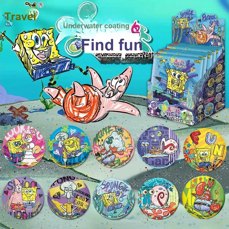 KAYOU SpongeBob, Underwater Graffiti For Fun Badges-1