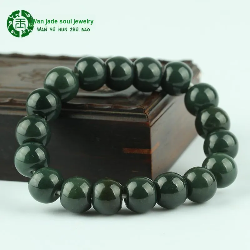 WANYUHUN Bracelets Green Jade Unisex-4