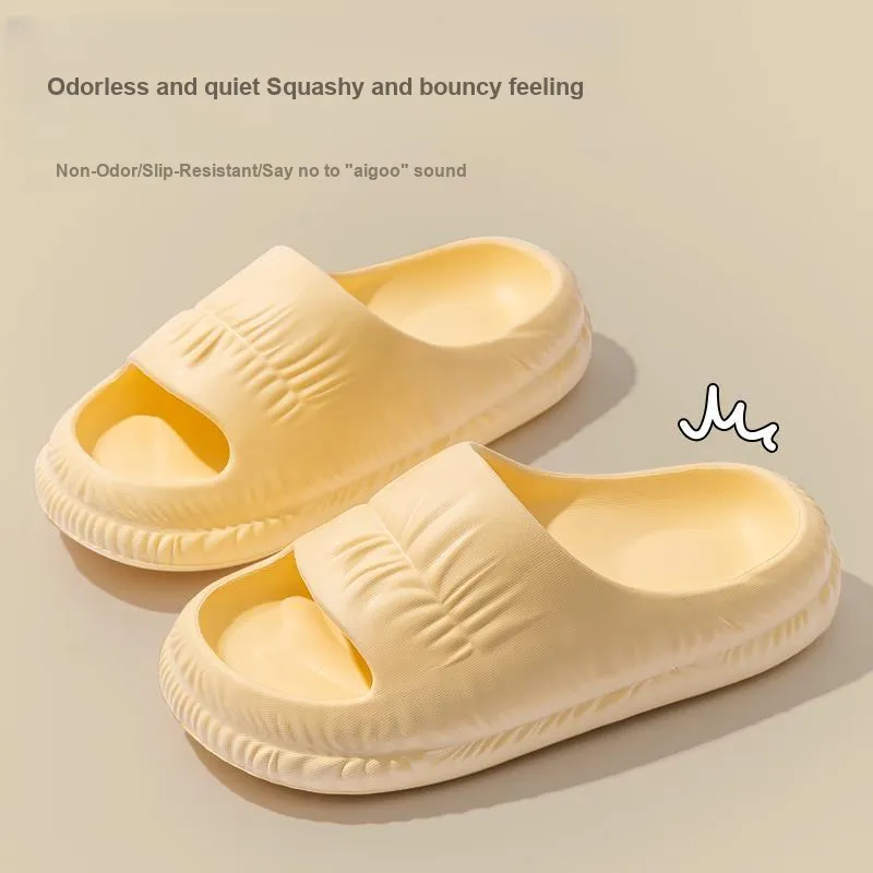 LUNNIFEIYA Platform Squashy And Bouncy Feeling Indoor Home Bathing Couple Slippers-8