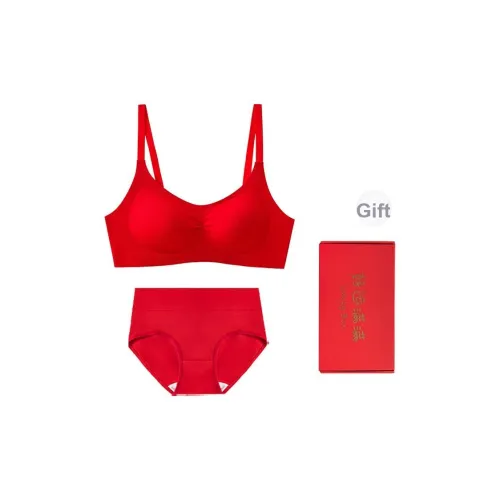 Городская красота нижнее белье набор подарочная коробка женский красный