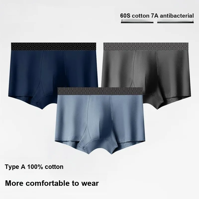 Qiao Ni Tong Underpants Men's 4 Pack-1