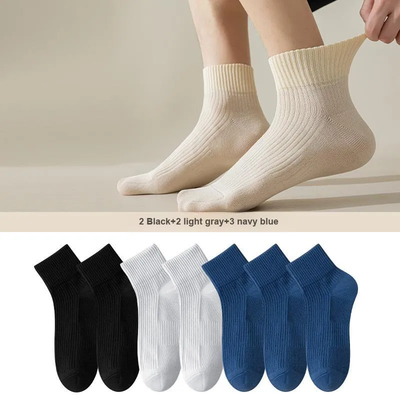 7 SEVFUN Mid Calf Socks Unisex Combo Set-25