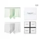 2 Pack[Dusk Mountain Gray+Mint Green]
