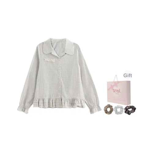 SNBL Светло-серые женские рубашки