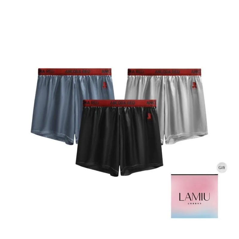 Lan Miao Boxer Shorts Men's Shopping Bag 3 Pack-2