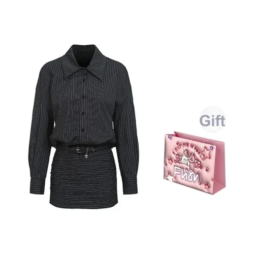 FLIM Длинное платье с длинными рукавами женское