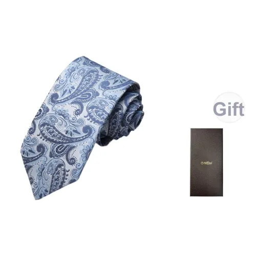 GOLDLION Полиэстер Мужские Галстуки Синий Серый