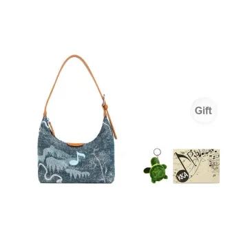 KKA Denim Handbag Shoulder Bag Women's Blue