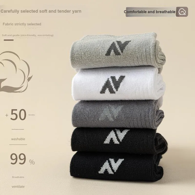 KJ Mid Calf Socks Men's Gift Box Set-17