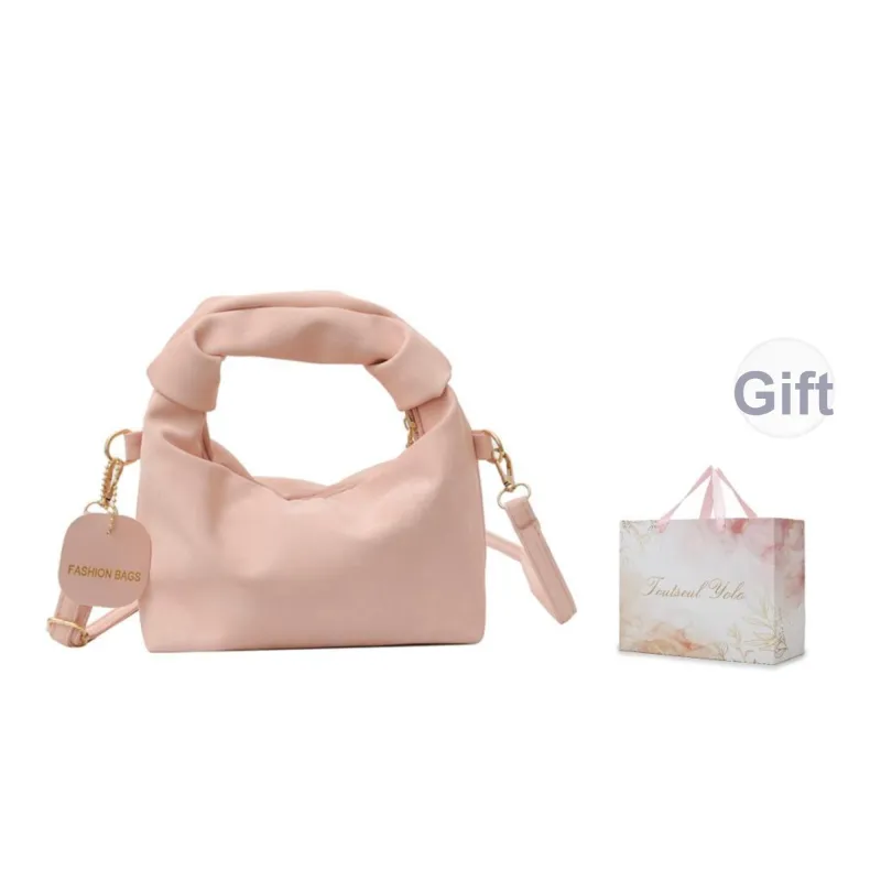 TOUTSEUL YOLO PU Shoulder Bag, Crossbody Bag, Handbag Women's White/Silver/Black/Pink-18
