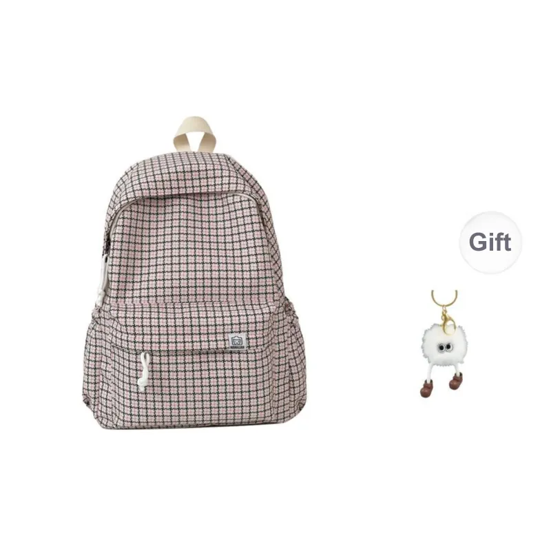 KAMLUI Nylon Backpack Unisex Black/Red/Yellow/Blue/Pink-22