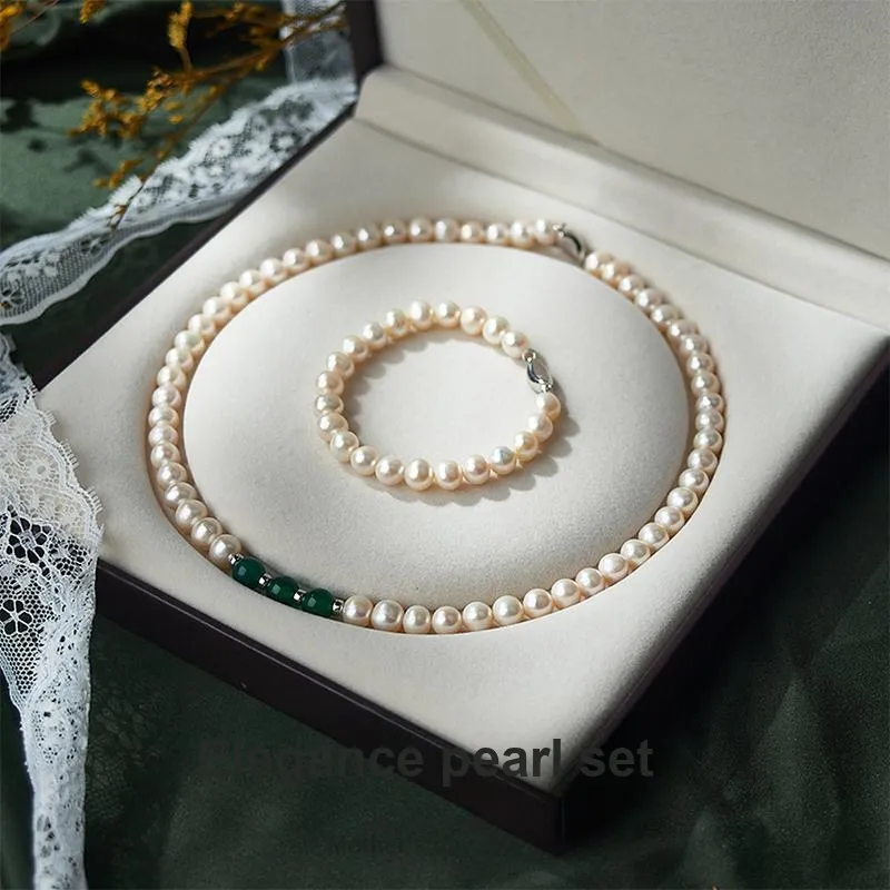 Beth Jewelry Freshwater Pearl Necklace Bracelet Women's-1
