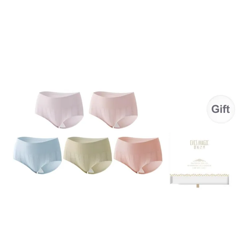 XIA.WA.ZHI.XIU Underpants Women's Shopping Bag 5 Pack-7