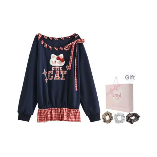 SNBL Темно-синие женские свитшоты