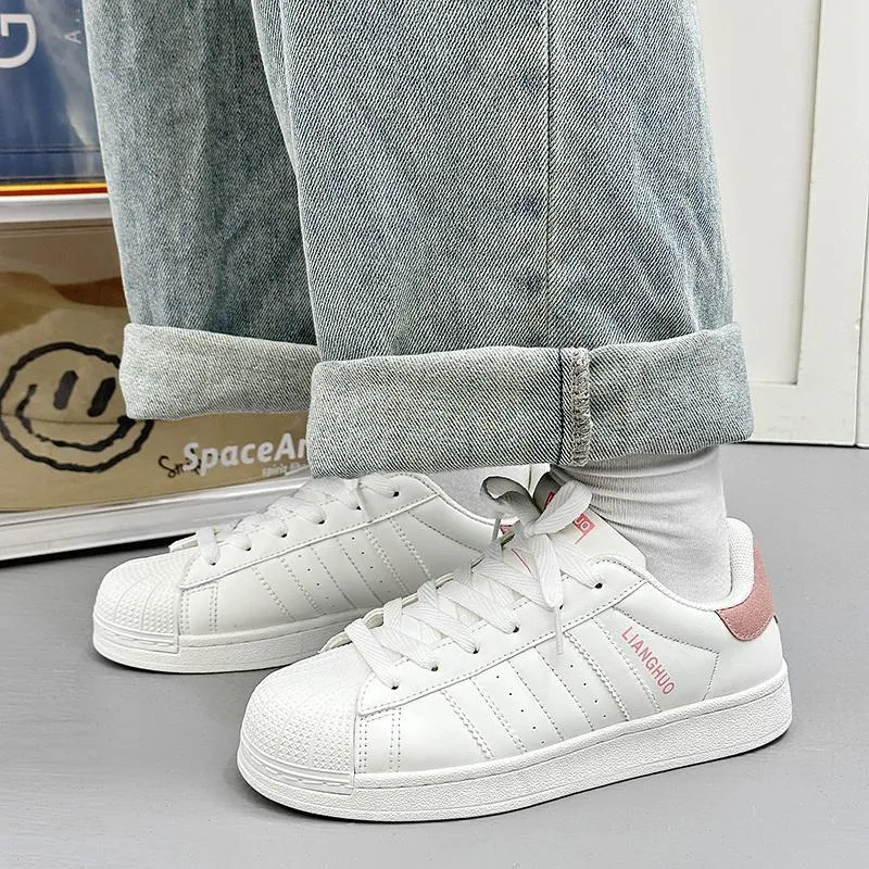 Wooden Rabbit Height Increasing Wear-Resistant Lightweight Breathable Slip-Resistant Low-Top Skateboard Shoes Women's-8