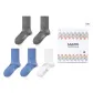 5 Pack (Blue+Blue+White+Dark Gray+Dark Gray)