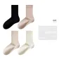 [4 Pack/100% cotton Anti-Pilling]Black+Light Khaki+Skin+Milk White