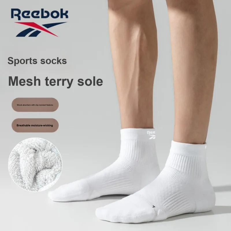 Reebok Ankle Socks Unisex 3 Pack Mixed Color-2