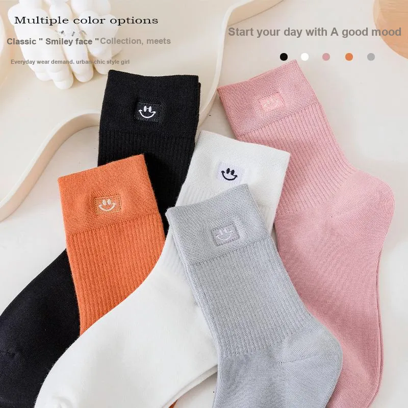 Lan Miao Mid Calf Socks Women's 10 Pack-5