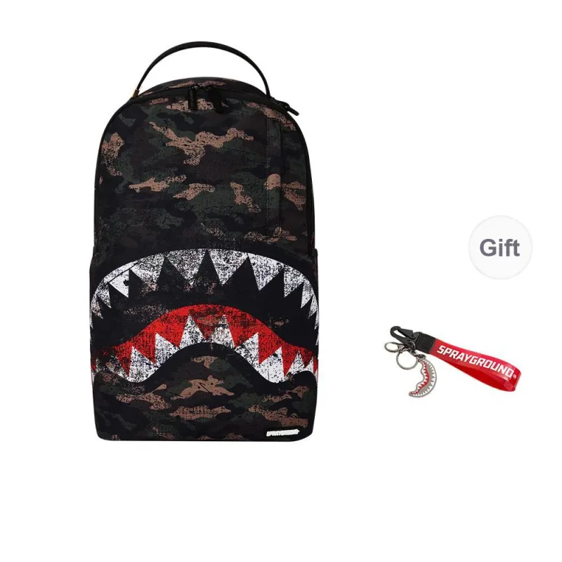 SPRAYGROUND Polyester Backpack Regular Unisex Army Green-10