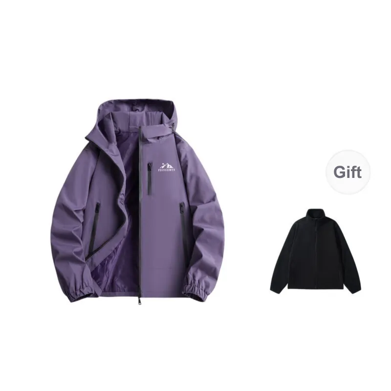 Feiyue Water-Resistant Windproof And Water-Repellent Windbreaker Jacket Unisex-6