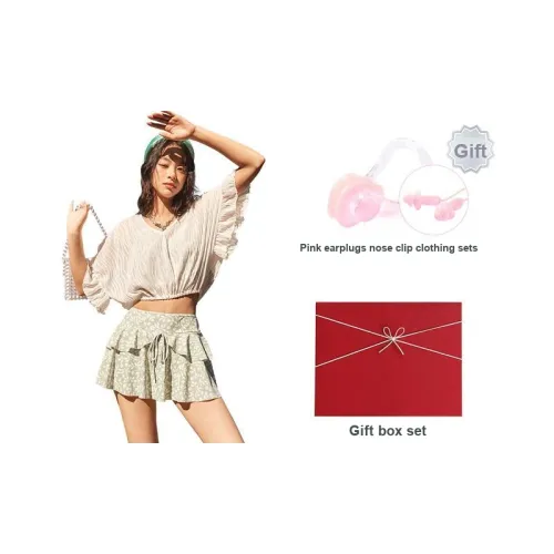 BASTA SURF SS22 Женские Платья и Юбки для плавания Новинка Двухкомпонентный Купальник Трехкомпонентный Купальник Светло-зеленый