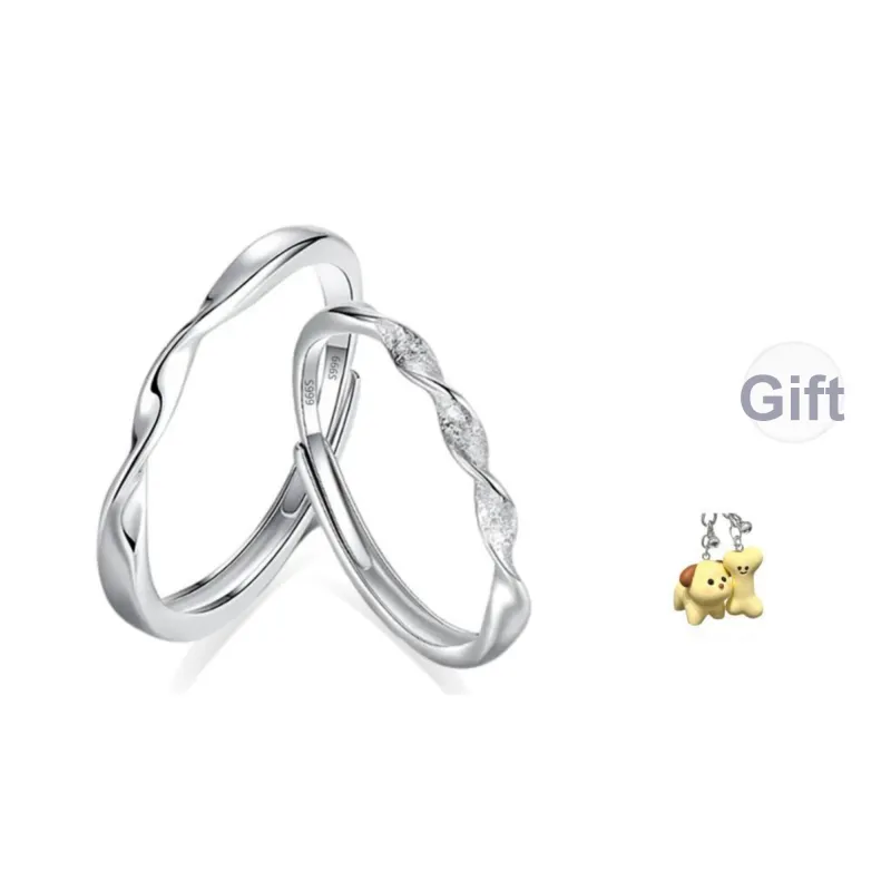 Shiban S999 Fine Silver Rings Unisex-3
