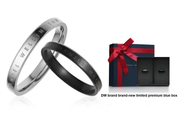 Daniel Wellington Alloy Rings Unisex Silver