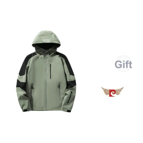 PIERRE CARDIN Детская одежда Женская 3-в-1 Куртка Осенний Зимний Детский Ветрозащитный WINDBREAKER Альпинизм Одежда