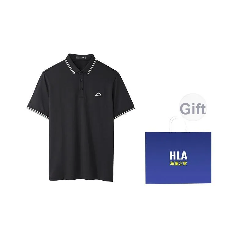 HLA The mountain is not in the high series Короткий рукав Polo Мужской