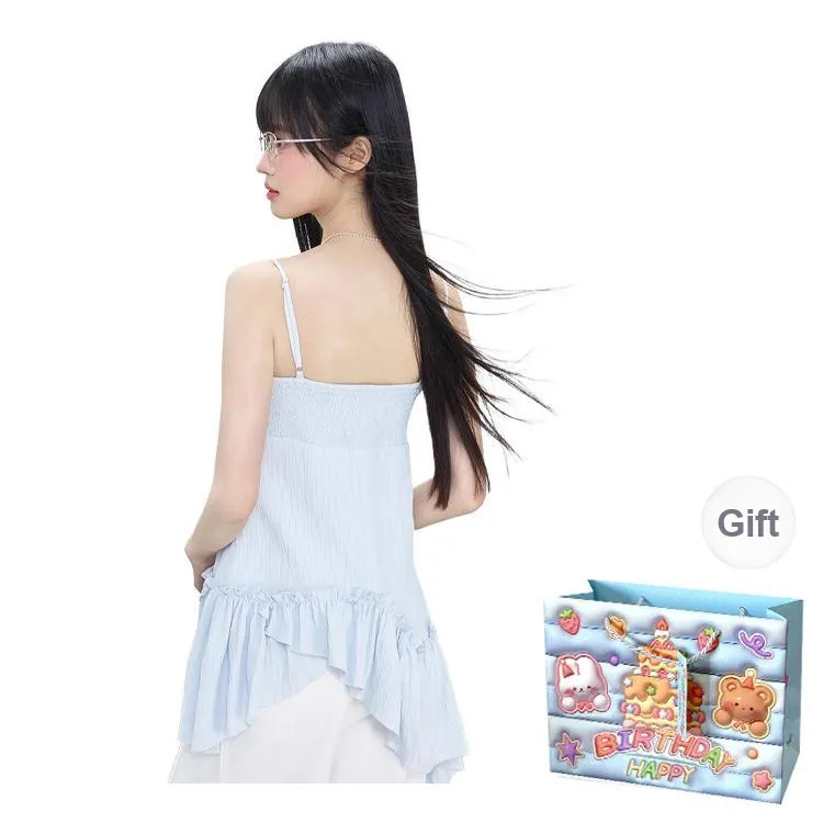QUIET ANGEL Camisole Women's Blue-1