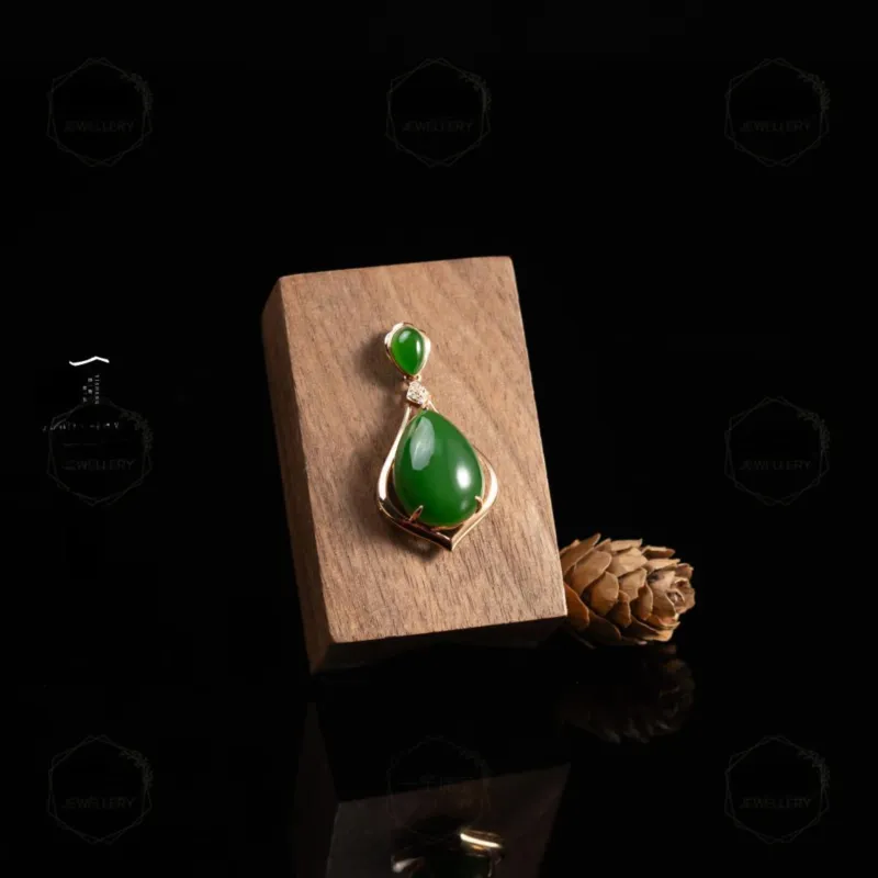 Yisheng Jewelry Hetian Jade Pendants Jasper Unisex-1