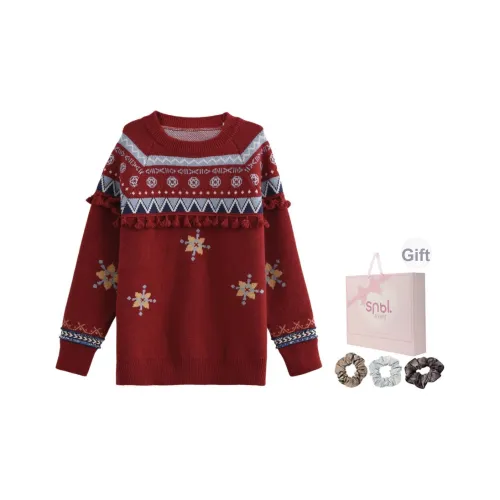 SNBL Красный Женский Трикотаж