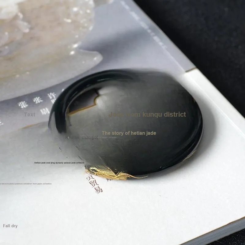 Zhen Yu Zhen Pin Hetian Jade Bangles Green Jade Unisex-2