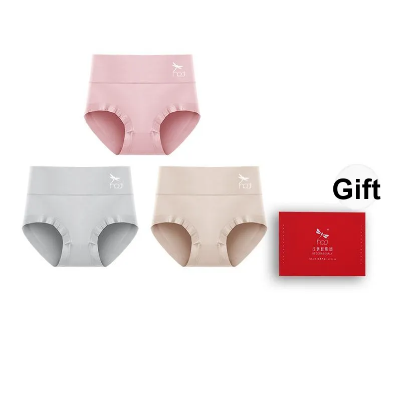 RED DRAGONFLY Cotton Panties Women's 3 Pack Gift Box Set-9