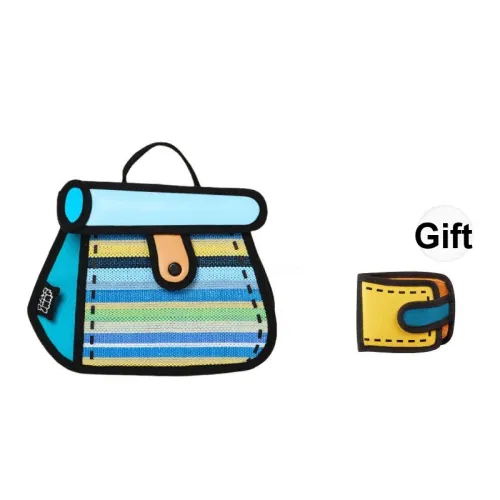 JumpFromPaper Клатчи Синие полосы Женские