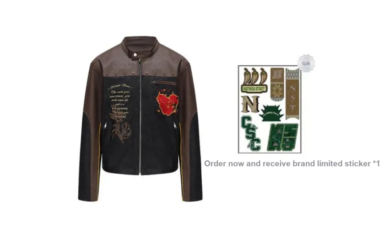 NSTNEW START Jacket Unisex Black Brown-1